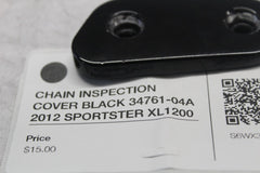 CHAIN INSPECTION COVER BLACK 34761-04A 2012 SPORTSTER XL1200