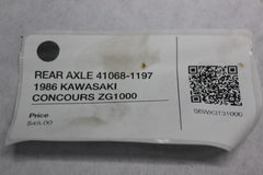 REAR AXLE 41068-1197 1986 KAWASAKI CONCOURS ZG1000