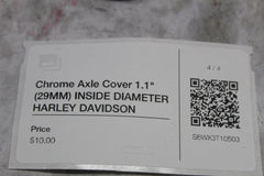 Chrome Axle Cover 1.1" (29MM) INSIDE DIAMETER HARLEY DAVIDSON