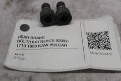 REAR BRAKE BOLT (10X17) 2PCS 92002-1713 1999 KAW VULCAN 1500