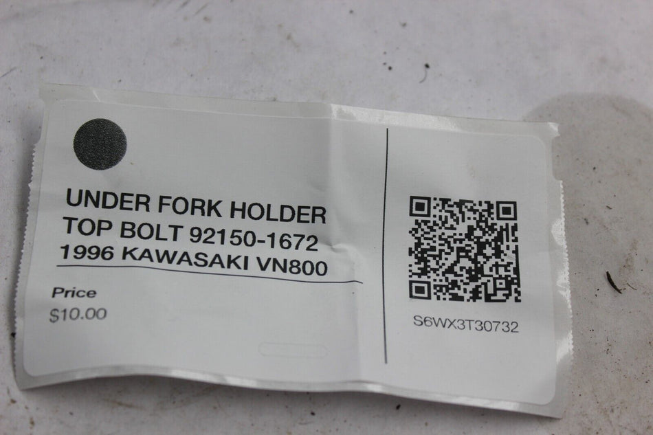 UNDER FORK HOLDER TOP BOLT 92150-1672 1996 KAWASAKI VN800