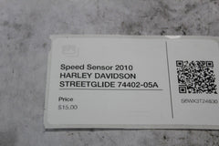 Speed Sensor 2010 HARLEY DAVIDSON STREETGLIDE 74402-05A