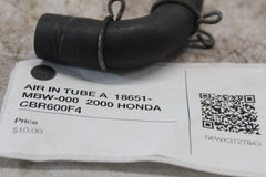 AIR IN TUBE A  18651-MBW-000  2000 HONDA CBR600F4