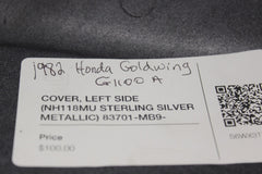 COVER, LEFT SIDE (NH118MU STERLING SILVER METALLIC) 83701-MB9-870ZA