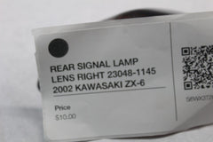 REAR SIGNAL LAMP LENS RIGHT 23048-1145  2002 KAWASAKI ZX-6