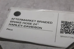 AFTERMARKET BRAIDED BRAKE HOSE 24'' HARLEY-DAVIDSON