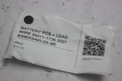 BATTERY POS + LEAD WIRE 26011-1736 2001 KAWASAKI ZX-9R