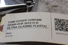 CAM COVER CHROME 25369-01B 2010 H-D ULTRA CLASSIC FLHTCU