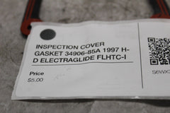 INSPECTION COVER GASKET 34906-85A 1997 H-D ELECTRAGLIDE FLHTC-I