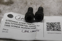 STEERING STEM PINCH BOLT (10X25) 96700-10025-17  1988 HONDA HURRICANE CBR1000F