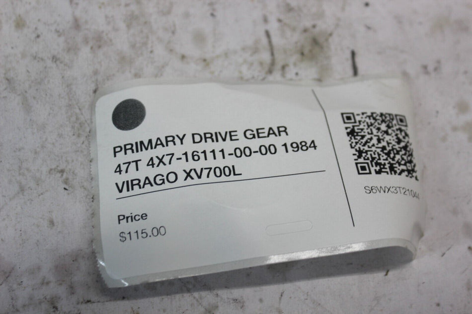 PRIMARY DRIVE GEAR 47T 4X7-16111-00-00 1984 VIRAGO XV700L