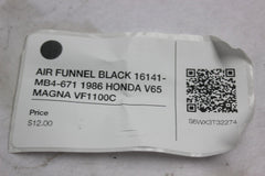 AIR FUNNEL BLACK 16141-MB4-671 1986 HONDA V65 MAGNA VF1100C