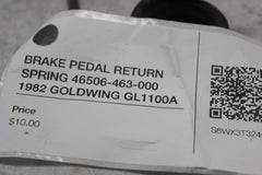BRAKE PEDAL RETURN SPRING 46506-463-000 1982 GOLDWING GL1100A