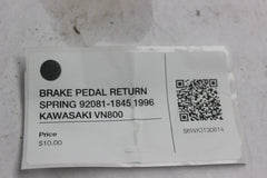 BRAKE PEDAL RETURN SPRING 92081-1845 1996 KAWASAKI VN800