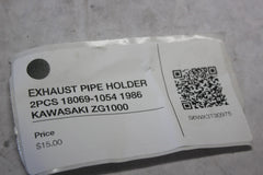EXHAUST PIPE HOLDER 2PCS 18069-1054 1986 KAWASAKI ZG1000