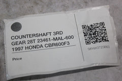 COUNTERSHAFT 3RD GEAR 28T 23461-MAL-600 1997 HONDA CBR600F3