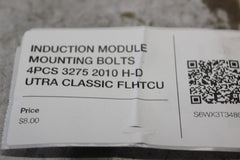 INDUCTION MODULE MOUNTING BOLTS 4PCS 3275 2010 H-D UTRA CLASSIC FLHTCU