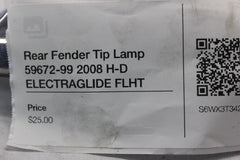 Rear Fender Tip Lamp 59672-99 2008 H-D ELECTRAGLIDE FLHT