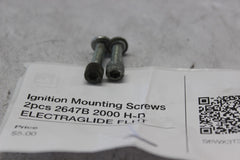 Ignition Mounting Screws 2pcs 2647B 2000 H-D ELECTRAGLIDE FLHT