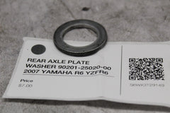 REAR AXLE PLATE WASHER 90201-25020-00 2007 YAMAHA R6 YZFR6