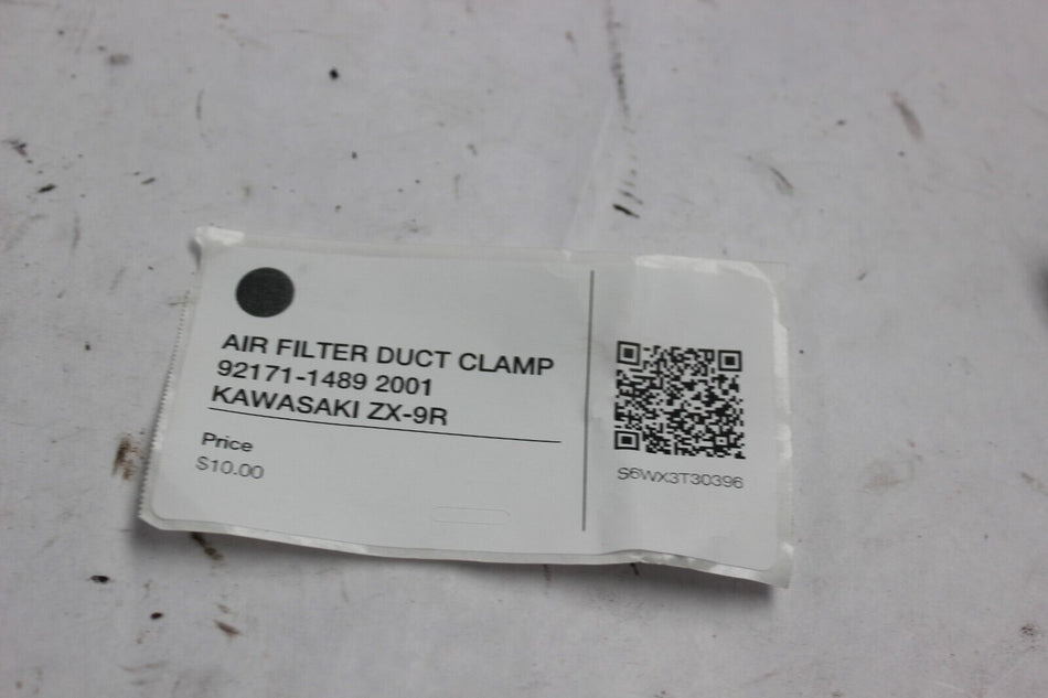 AIR FILTER DUCT CLAMP 92171-1489 2001 KAWASAKI ZX-9R