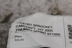 T1141301 SPROCKET, CAMSHAFT, 34T 2005 TRIUMPH SPRINT ST1050