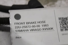 FRONT BRAKE HOSE 22U-25872-00-00  1983 YAMAHA VIRAGO XV500K