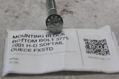 MOUNTING BLOCK BOTTOM BOLT 3775 2001 H-D SOFTAIL DUECE FXSTD