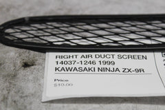 RIGHT AIR DUCT SCREEN 14037-1246 1999 KAWASAKI NINJA ZX-9R