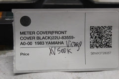 METER COVER (FRONT COVER BLACK) 22U-83559-A0-00  1983 YAMAHA VIRAGO XV500K