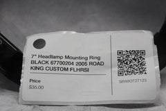 7" Headlamp Mounting Ring BLACK 67700204 2005 ROAD KING CUSTOM FLHRSI