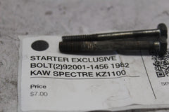 STARTER EXCLUSIVE BOLT (2) 92001-1456 1982 KAW SPECTRE KZ1100