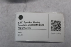 5.25" Speaker Harley Davidson 76000819 2022 RG SPECIAL