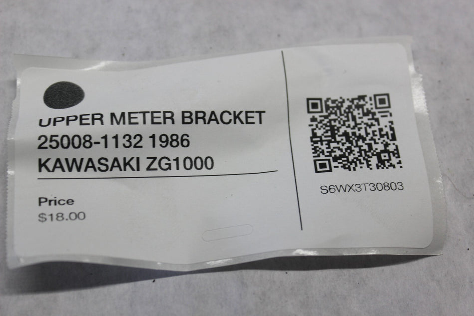 UPPER METER BRACKET 25008-1132 1986 KAWASAKI ZG1000