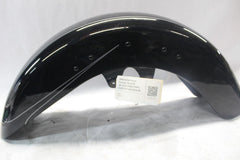 58900009 Front Fender BLACK SILVER PINSTRIPE HARLEY DAVIDSON