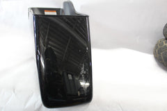 90200414 Left Saddlebag Bottom HARLEY DAVIDSON VIVID BLACK SILVER PINSTRIPE