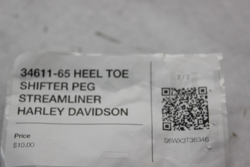 34611-65 HEEL TOE SHIFTER PEG STREAMLINER HARLEY DAVIDSON