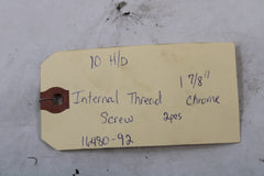 Internal Thread Screws (2) 16480-92 (1-7/8”) Harley Davidson