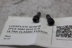 LOCKPLATE SCREW 2PCS 3594 2010 H-D ULTRA CLASSIC FLHTCU