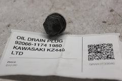 OIL DRAIN PLUG 92066-1174 1980 KAWASAKI KZ440 LTD