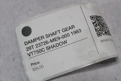 DAMPER SHAFT GEAR 29T 23726-ME9-000 1983 VT750C SHADOW