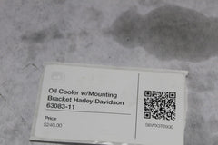 Oil Cooler w/Mounting Bracket Harley Davidson 63083-11