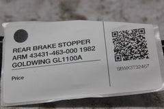 REAR BRAKE STOPPER ARM 43431-463-000 1982 GOLDWING GL1100A