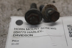 HORN MOUNT SCREWS (2) 4775 HARLEY-DAVIDSON