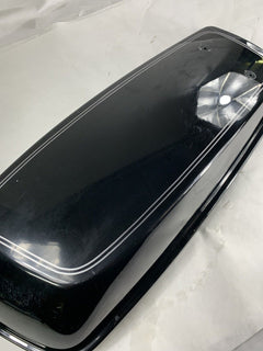 OEM Harley Davidson Saddlebag Lid 2014+ Touring 90200413 LEFT Black Silver Pin