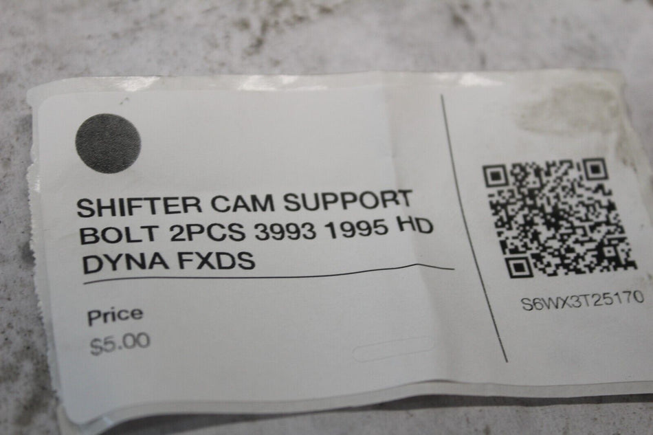 SHIFTER CAM SUPPORT BOLT 2PCS 3993 1995 HD DYNA FXDS