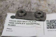 16228-86A NUT PLATE 1998 HARLEY DAVIDSON XL883