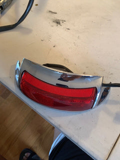 2009-up Harley Davidson FLH Rear Fender Tip Trim Chrome Bumper Light 5858630