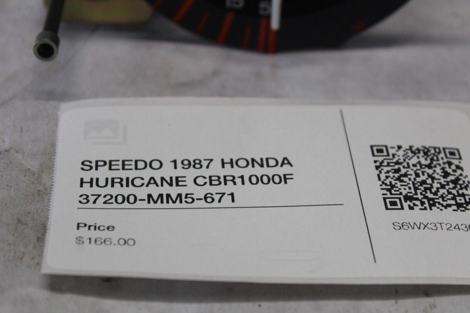 SPEEDO 1987 HONDA HURICANE CBR1000F 37200-MM5-671