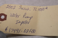 OEM Suzuki Motorcycle 2002 Suzuki TL1000 Water Pump Impeller #17491-02F00